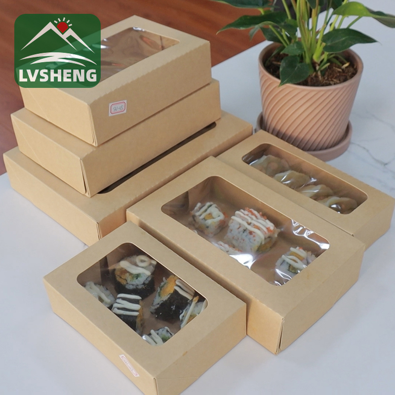 زیامین Lvsheng فیکٹری سے نئی مصنوعات -صاف ونڈو کے ساتھ سوشی ٹوگو باکس